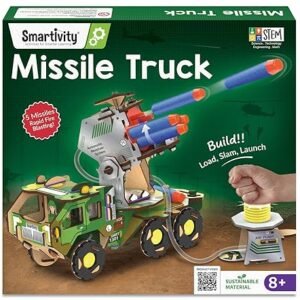 smartivity-diy-military-vehicle-for-kids-8-14-years-army-truck-with-air-powered-missle-launch-system-birthday-gift-for-boys-girls-i-stem-toy-for-891011121314-years