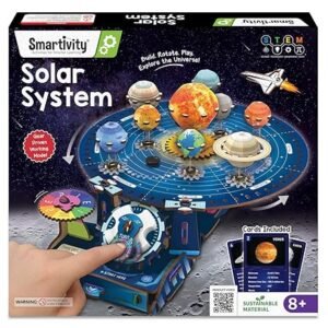 Smartivity DIY Solar System Kit | Gear-Driven Working Model of Planets | Birthday Gift for Boys & Girls 8-14 YearsI Build, Rotate & Explore Astronomy | Learn Solar System & Science Facts